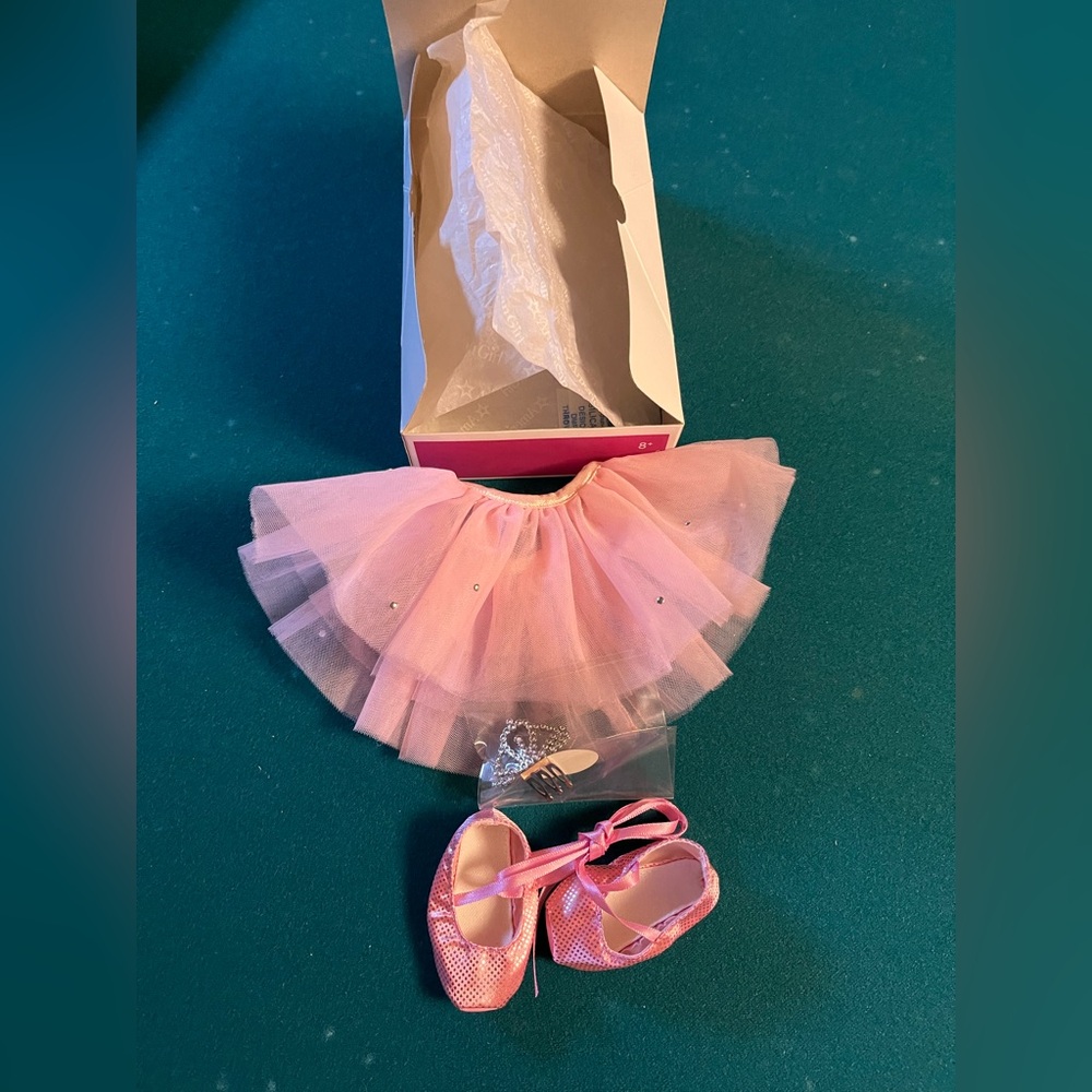 NIB American Girl Pretty Pink Tutu Set